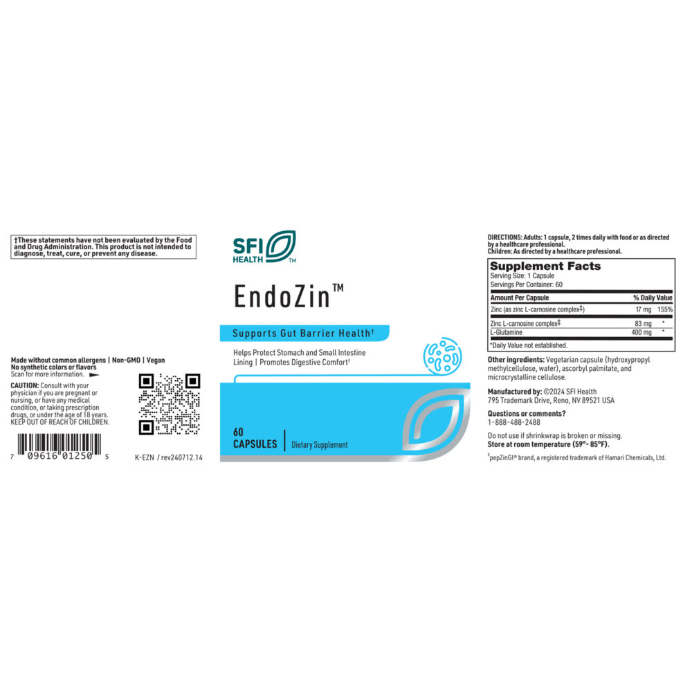 EndoZin, 60 Capsules