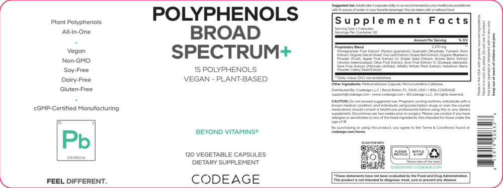Polyphenols, 120 Capsules
