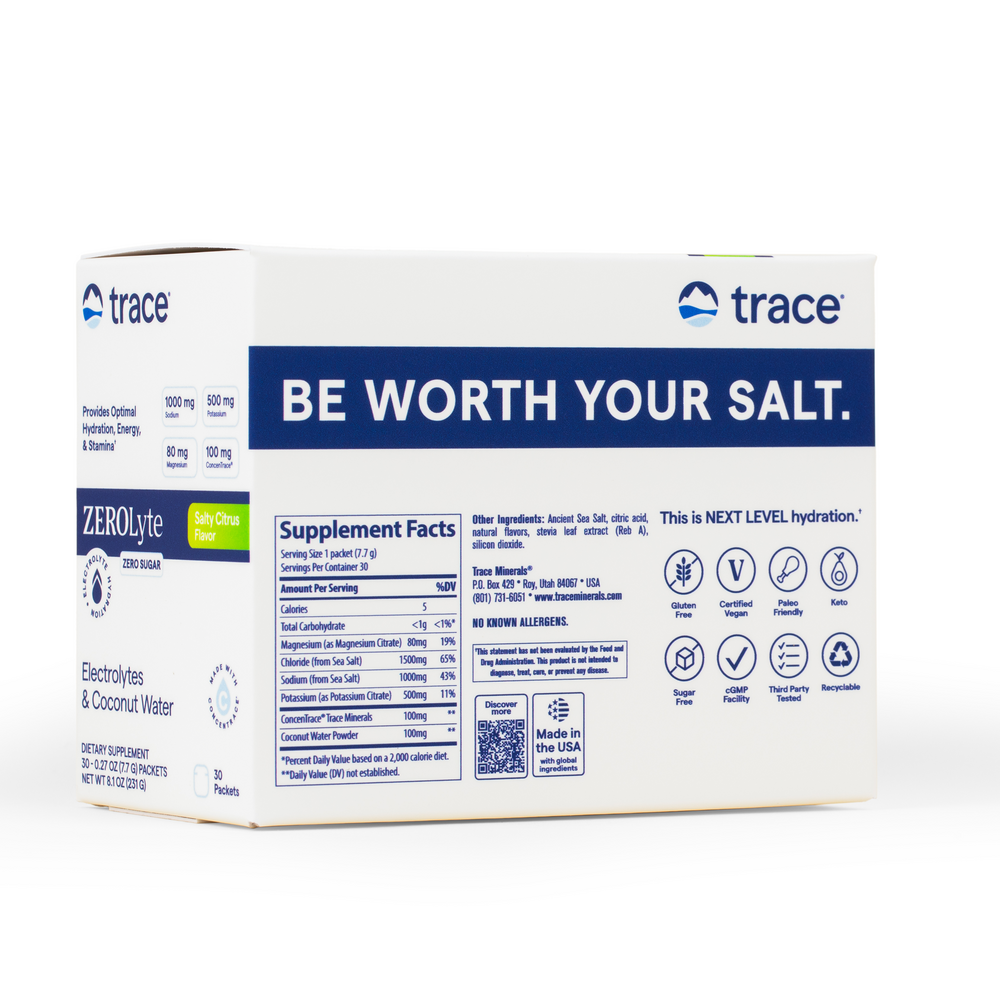 ZeroLyte - Salty Citrus, 30 Packets