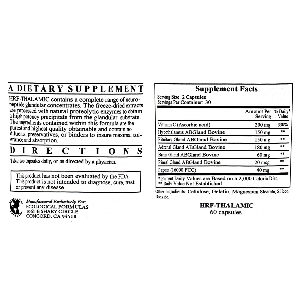 HRF-Thalamic, 60 Capsules