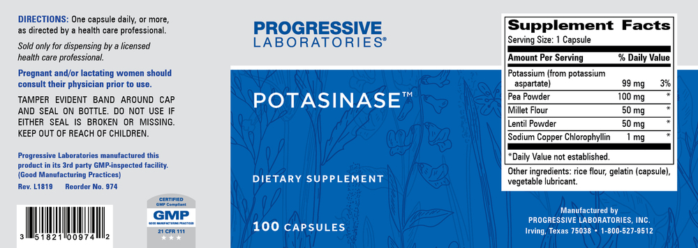 Potasinase, 100 Capsules , Brand_Progressive Labs capsules Form_Capsules Requires Consultation Size_100 Capsules