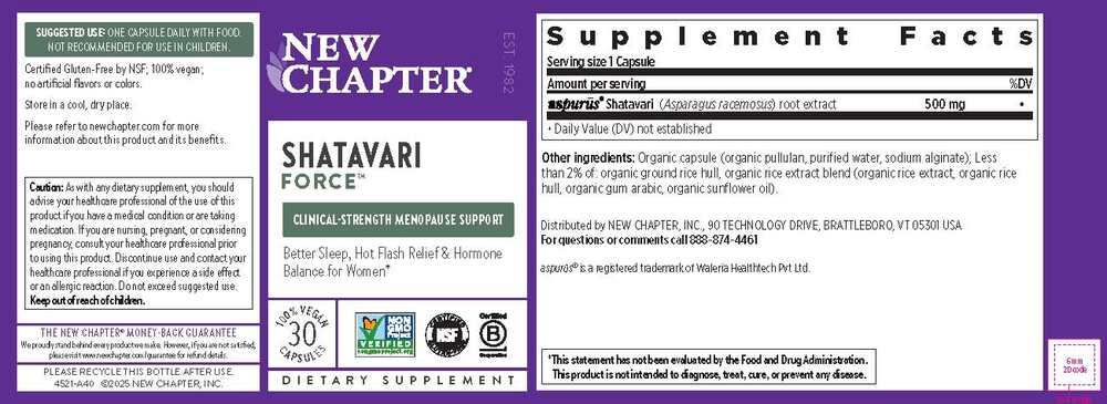 Shatavari Force, 30 capsules