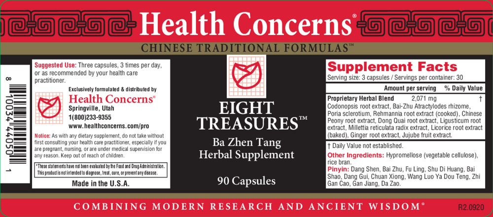 Eight Treasures, 90 Capsules
