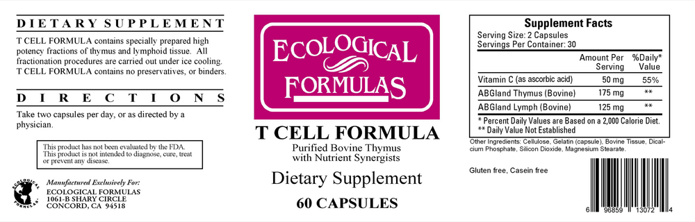 T Cell Formula, 60 Capsules