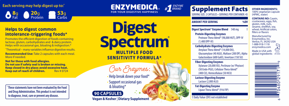 Digest Spectrum, 90 Capsules