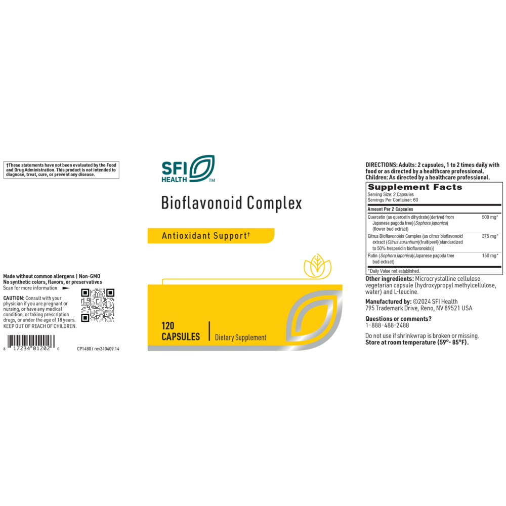 Bioflavonoid Complex, 120 Capsules