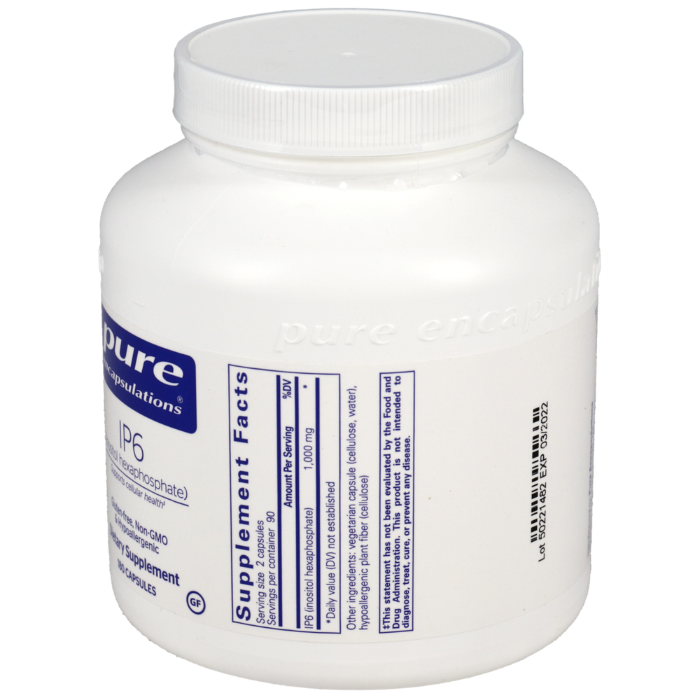 IP-6 500 mg, 180 Capsules , Brand_Pure Encapsulations caps Emersons