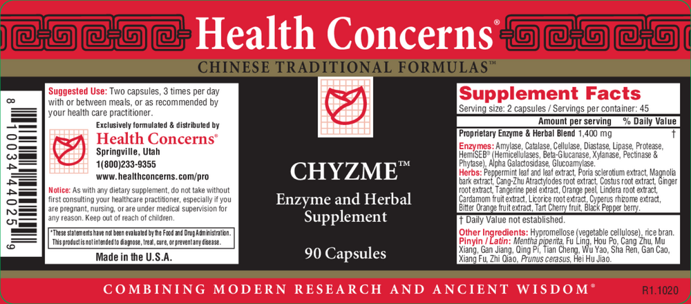 Chzyme, 90 Capsules