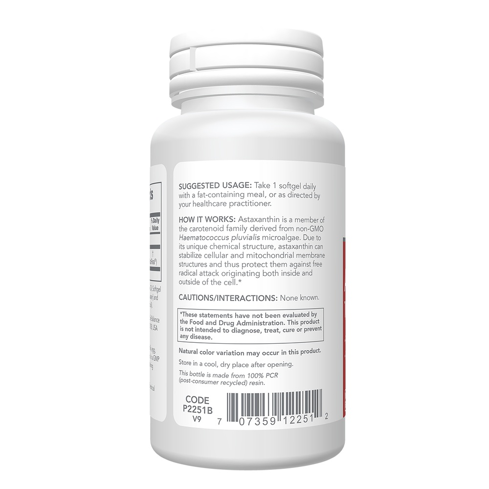 Astaxanthin 10mg, 60 Softgel Capsules , Brand_Protocol for Life Balance Form_Softgels Requires Consultation Size_60 Softgel Capsules softgels