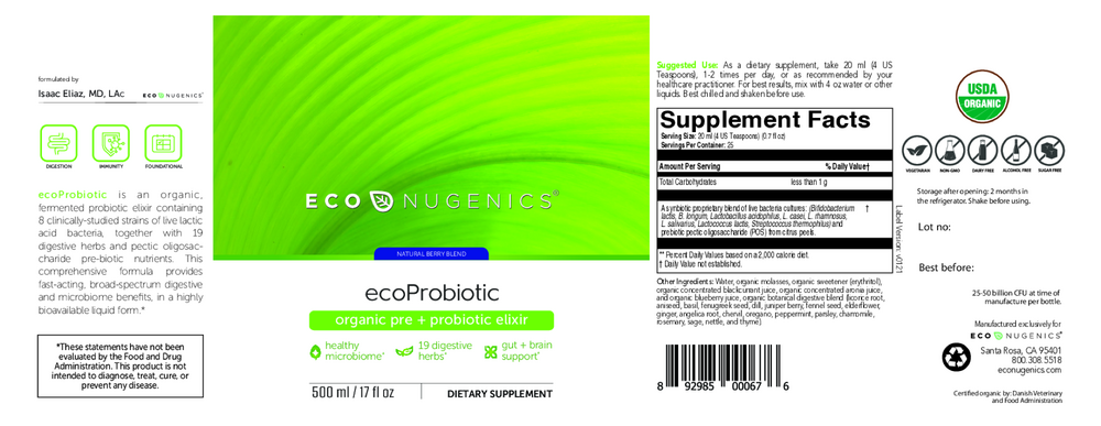 ecoProbiotic, 500 mL Liquid