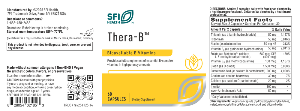 Thera-B, 60 Capsules