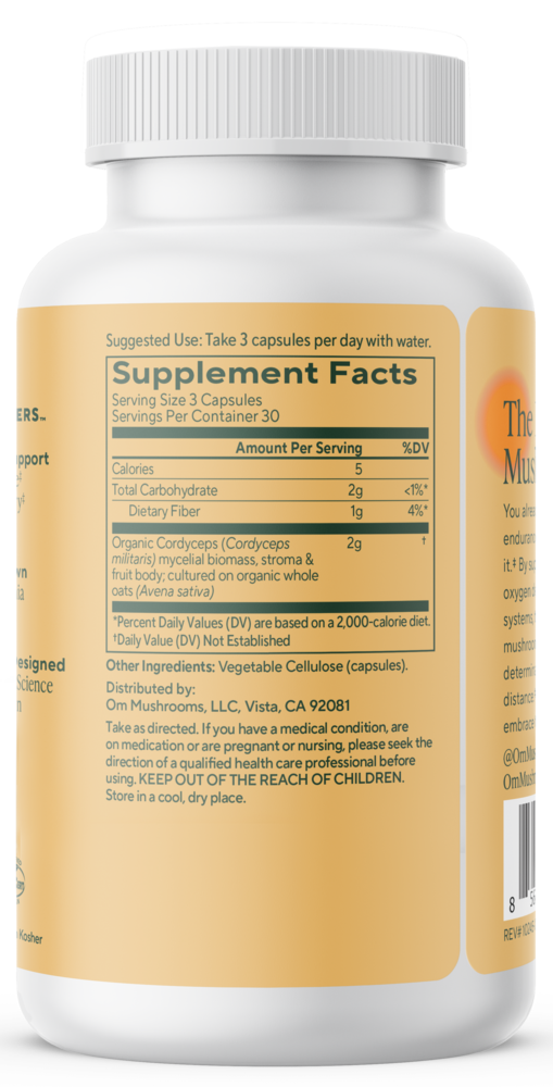 Cordyceps Mushroom Superfood Capsule, 90 capsules , Form_Capsules