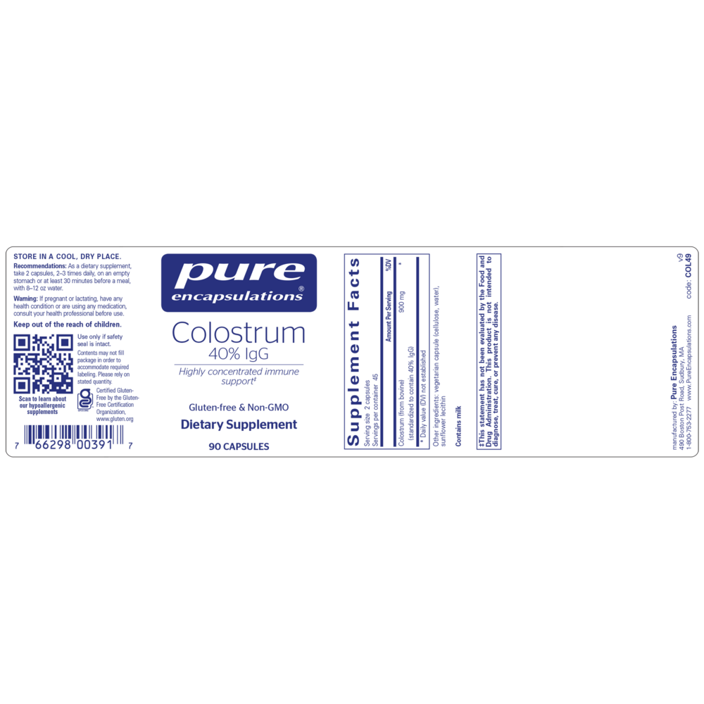 Colostrum , Pure