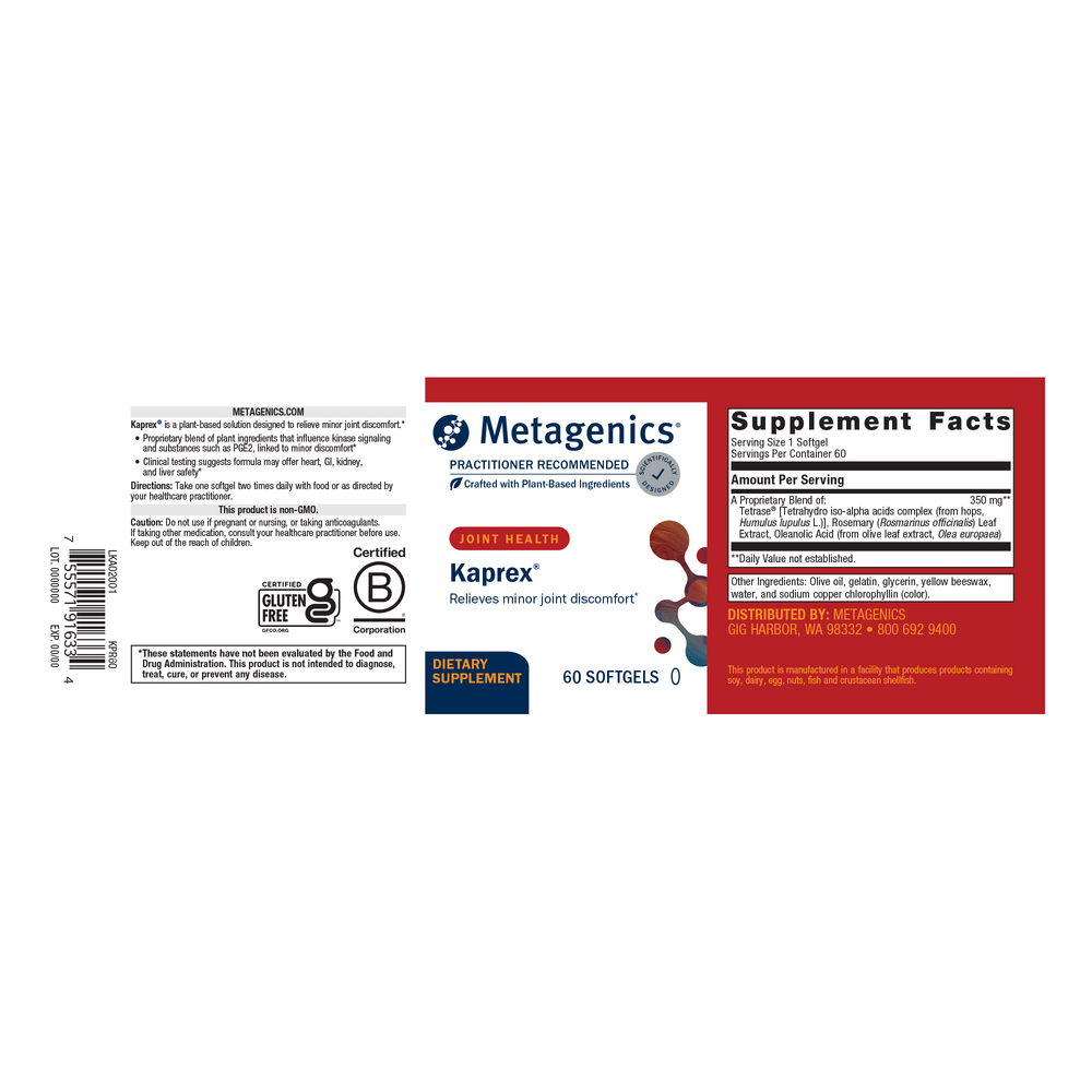 Kaprex®, 60 Softgels , Emersons Emersons-Alt Form_Softgels softgels