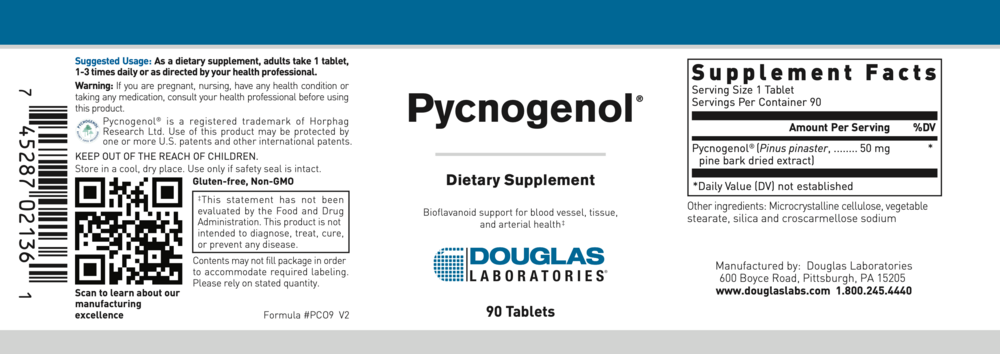 Pycnogenol 50mg, 90 Tablets