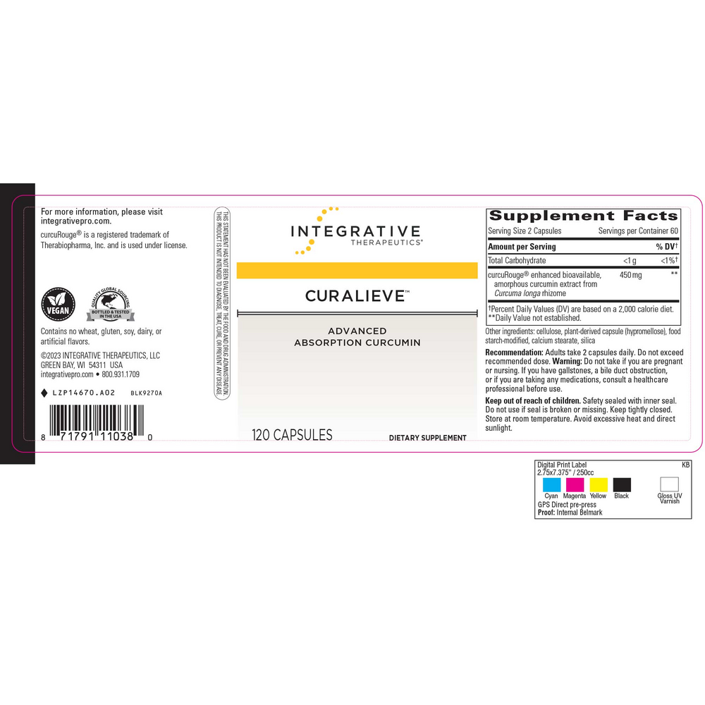 Curalieve, 120 Capsules