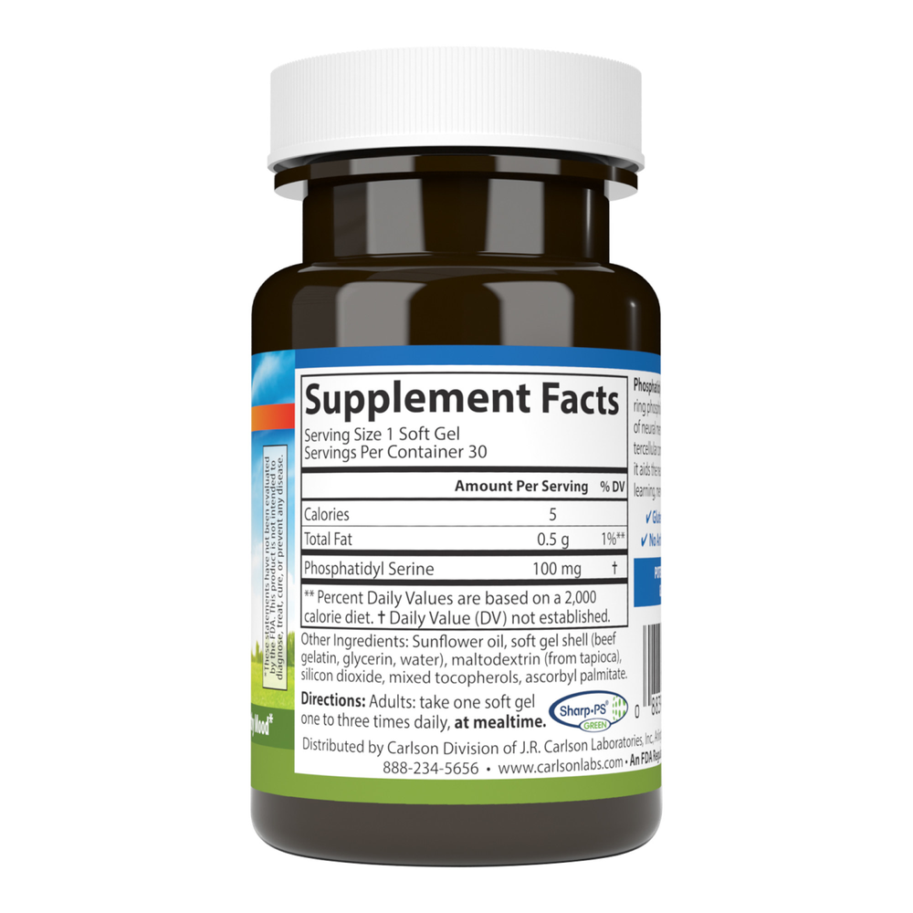 Phosphatidyl Serine 100, 30 Softgels