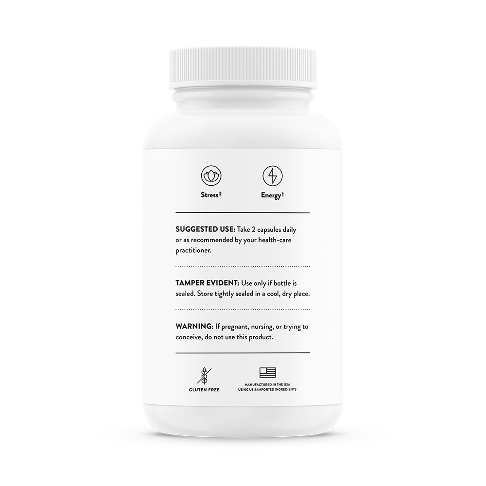 Ginseng Plus with Lion's Mane, 60 Capsules , Brand_Thorne Research Form_Capsules Size_60 Capsules