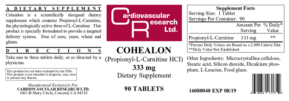 Cohealon, 90 Tablets