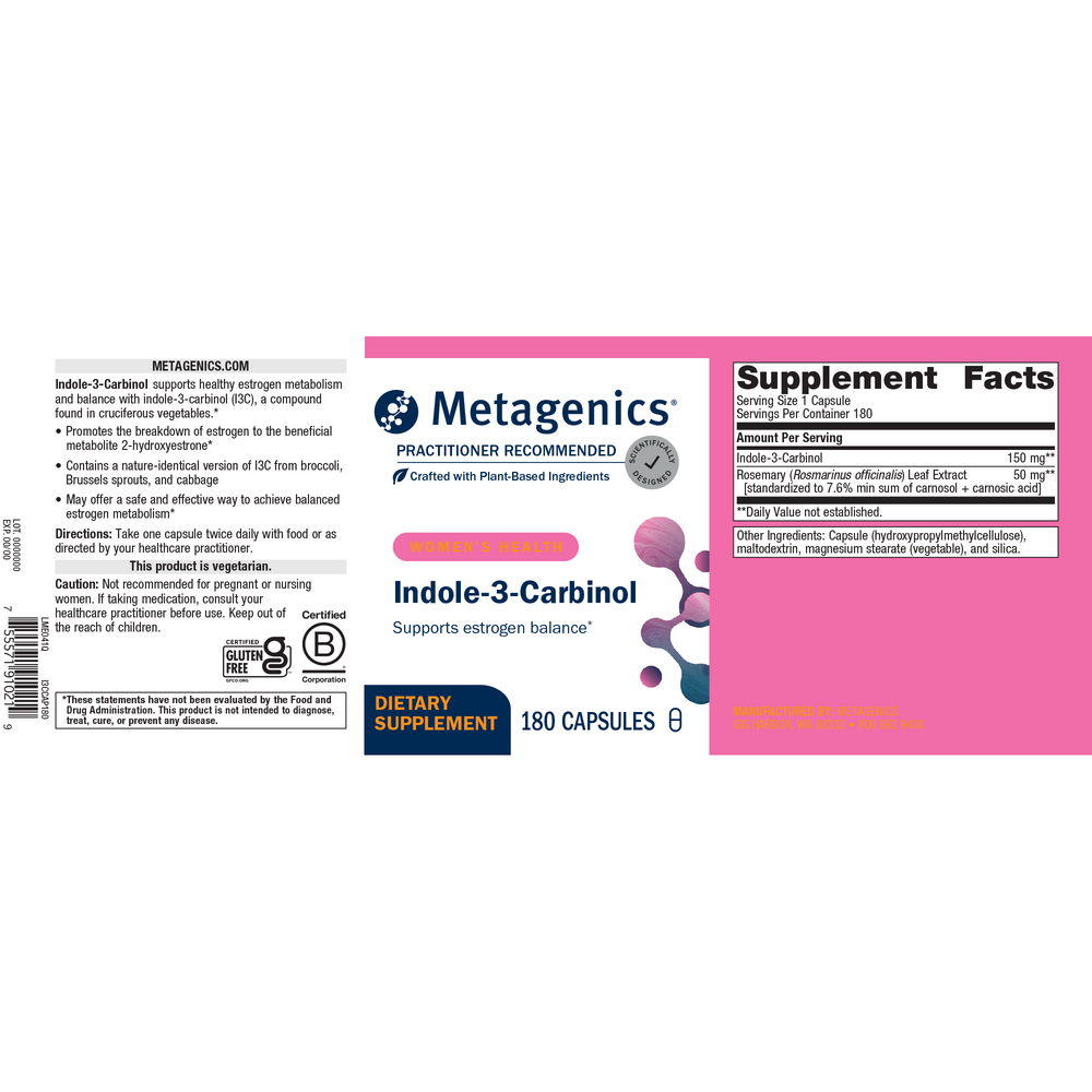 Meta I 3 C®, 180 Capsules , caps Emersons Emersons-Alt Form_Capsules