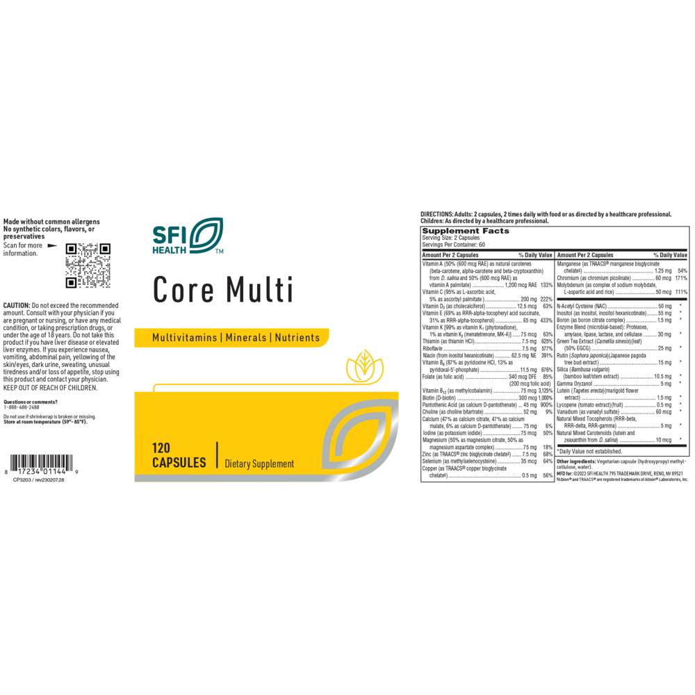 Core Multi, 120 Capsules