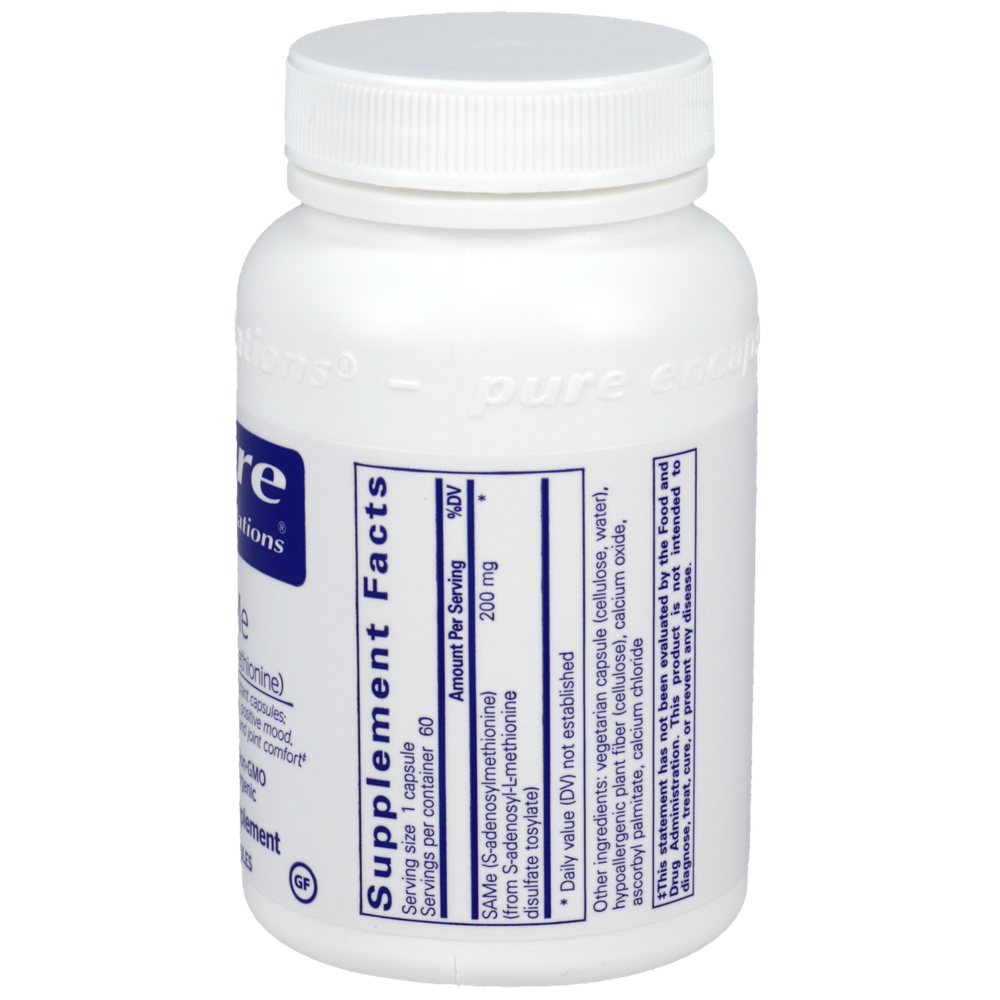 SAMe (S-Adenosylmethionine), 60 Capsules , Brand_Pure Encapsulations caps Emersons