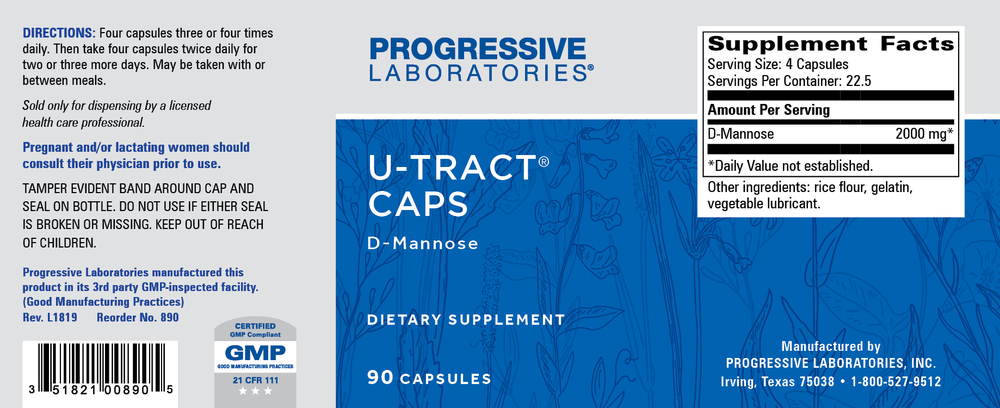 U-Tract Caps, 90 Capsules , Brand_Progressive Labs capsules Form_Capsules Requires Consultation Size_90 Capsules