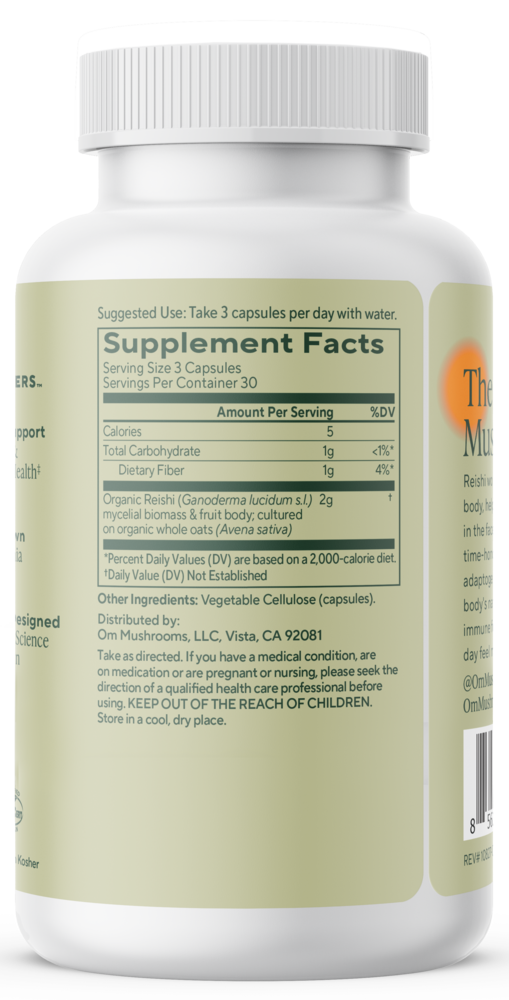 Reishi Mushroom Superfood Capsule, 90 capsules , Form_Capsules