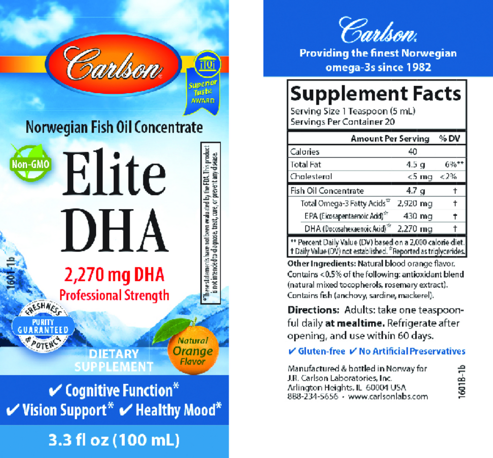 Norwegian Elite DHA, 100 mL Liquid