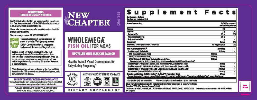 Wholemega™ for Moms, 90 Softgel Capsules