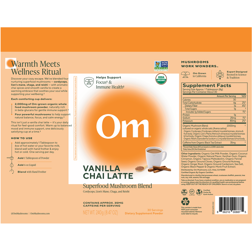 Vanilla Chai Latte, 240 Grams , Form_Powder
