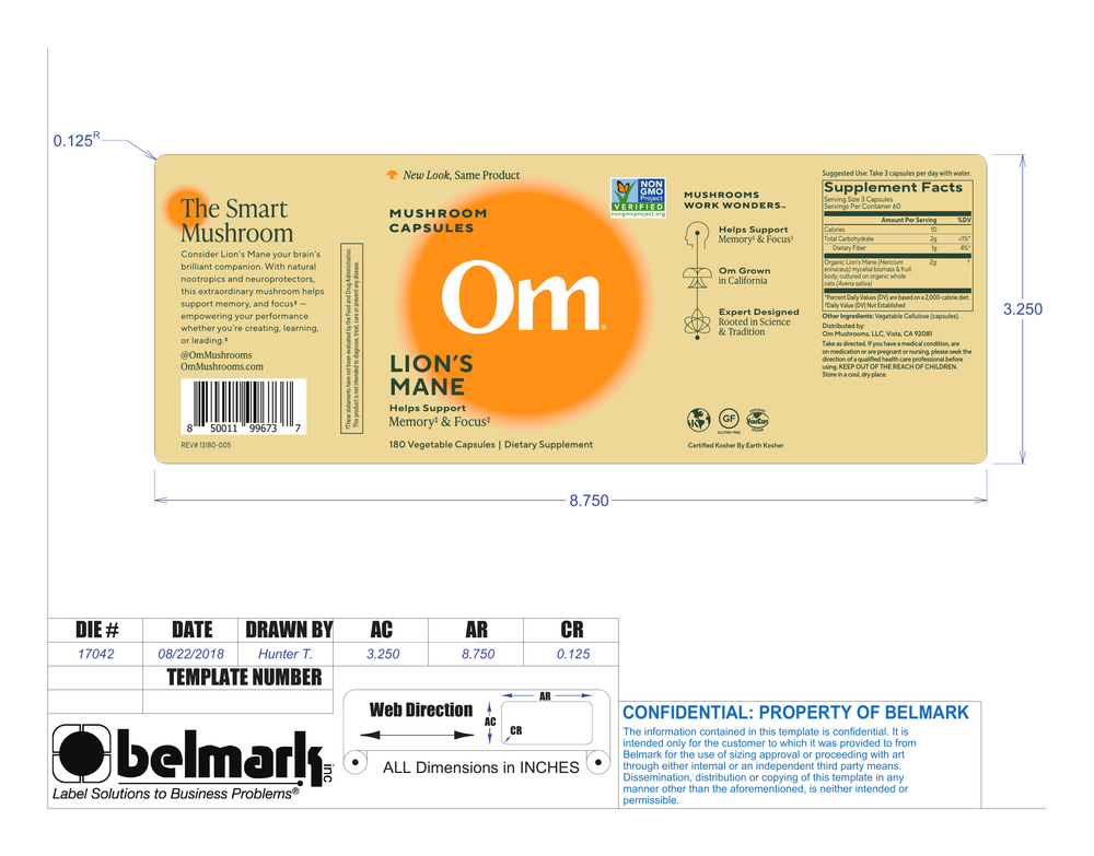 Lion's Mane, 180 capsules , Form_Capsules