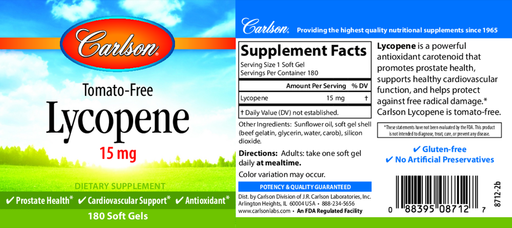 Lycopene, 180 Softgels