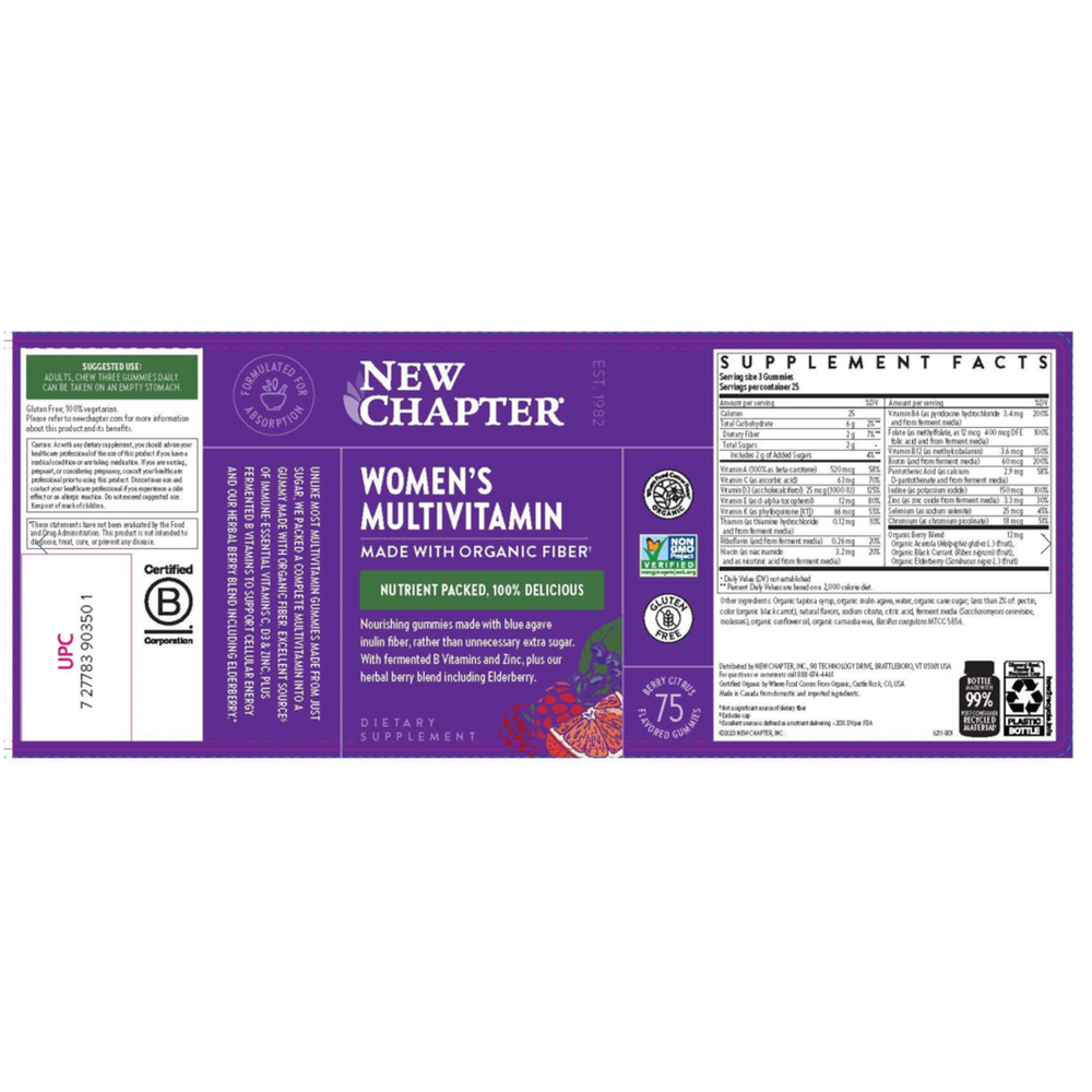 Women's Multivitamin Gummies, 75 Gummies