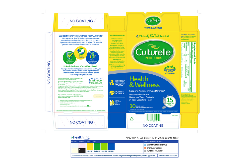 Culturelle (Lactobacillus GG), 30 Capsules