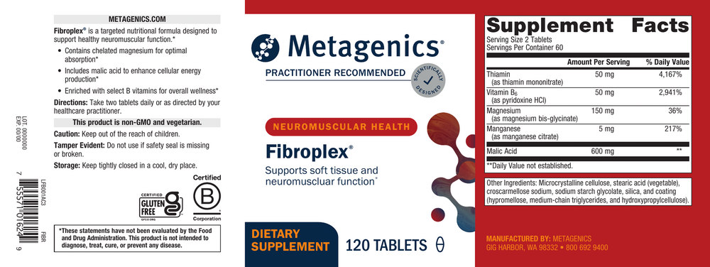 Fibroplex®, 120 Tablets , Emersons Emersons-Alt Form_Tablets tabs