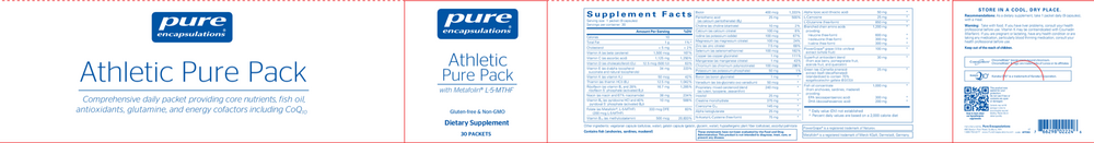 Athletic Pure Pack, 270 Capsules , Brand_Pure Encapsulations Form_Capsules Requires Consultation Size_270 Capsules