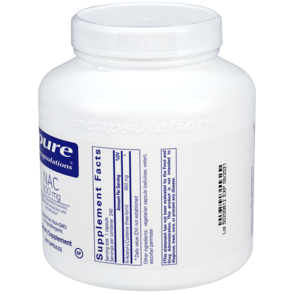 NAC 900mg, 240 Capsules , Brand_Pure Encapsulations Form_Capsules Requires Consultation Size_240 Capsules