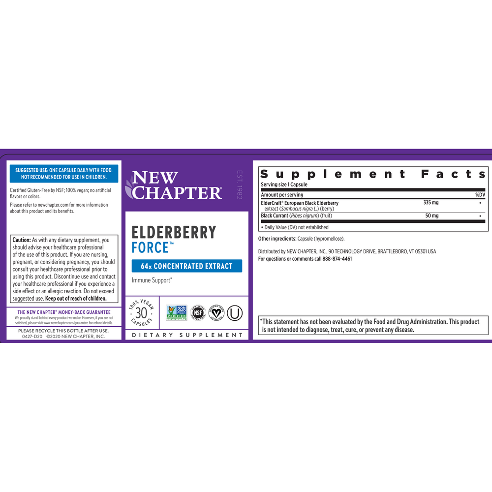 Elderberry Force™, 30 capsules , Form_Capsules