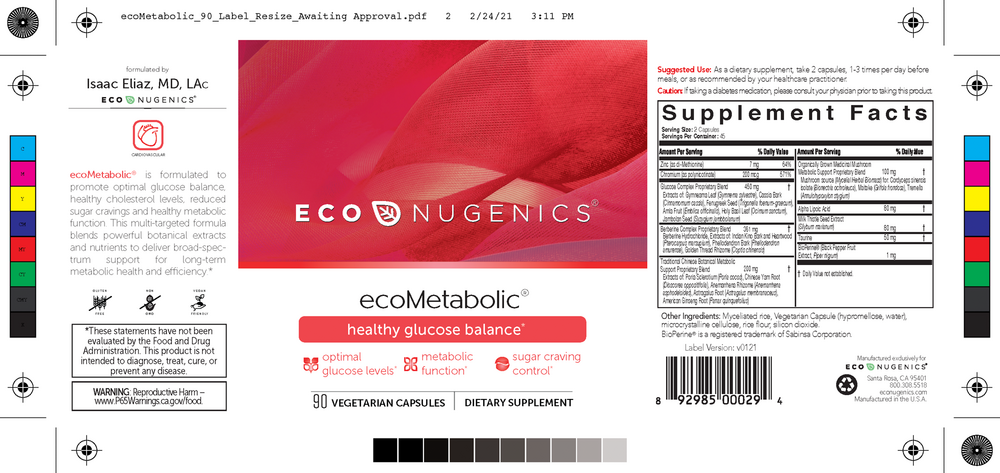 ecoMetabolic, 90 Capsules
