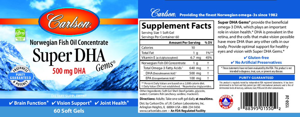 Super DHA, 60 Softgels
