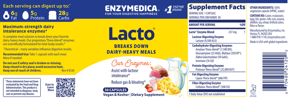 Lacto, 30 Capsules