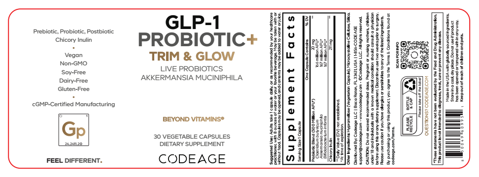 GLP-1 Probiotic+, 30 Capsules