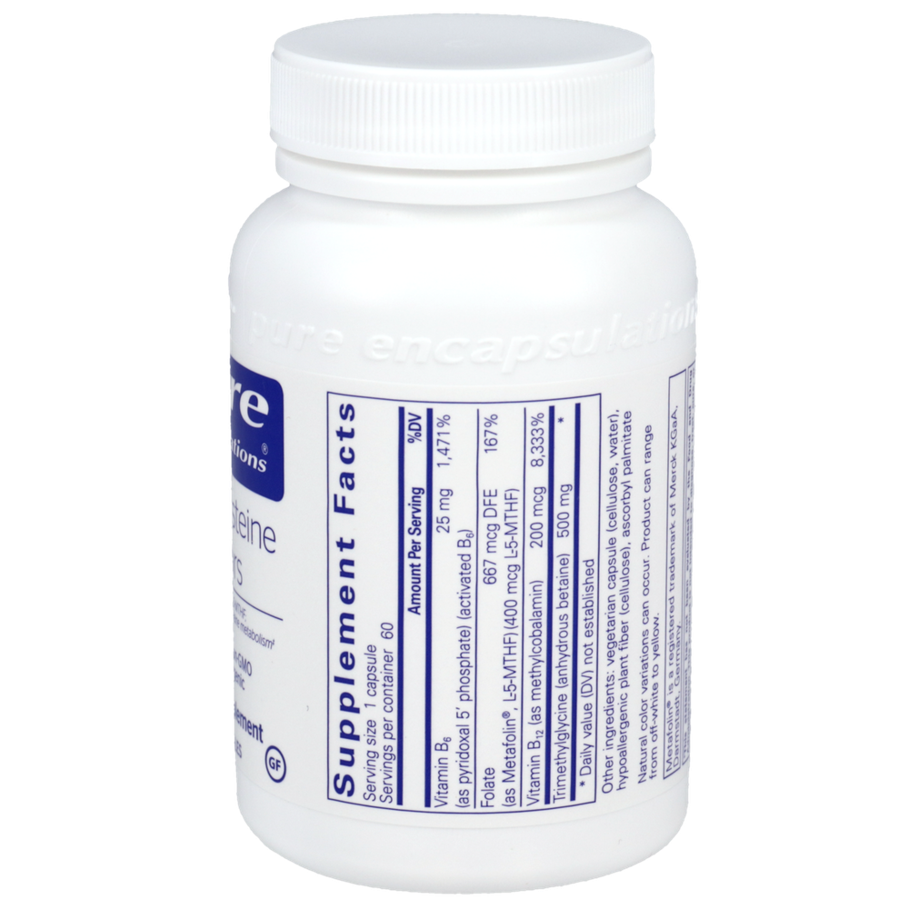 Homocysteine Factors‡, 60 Capsules , Brand_Pure Encapsulations caps Form_Capsules Not Emersons Size_60 Caps