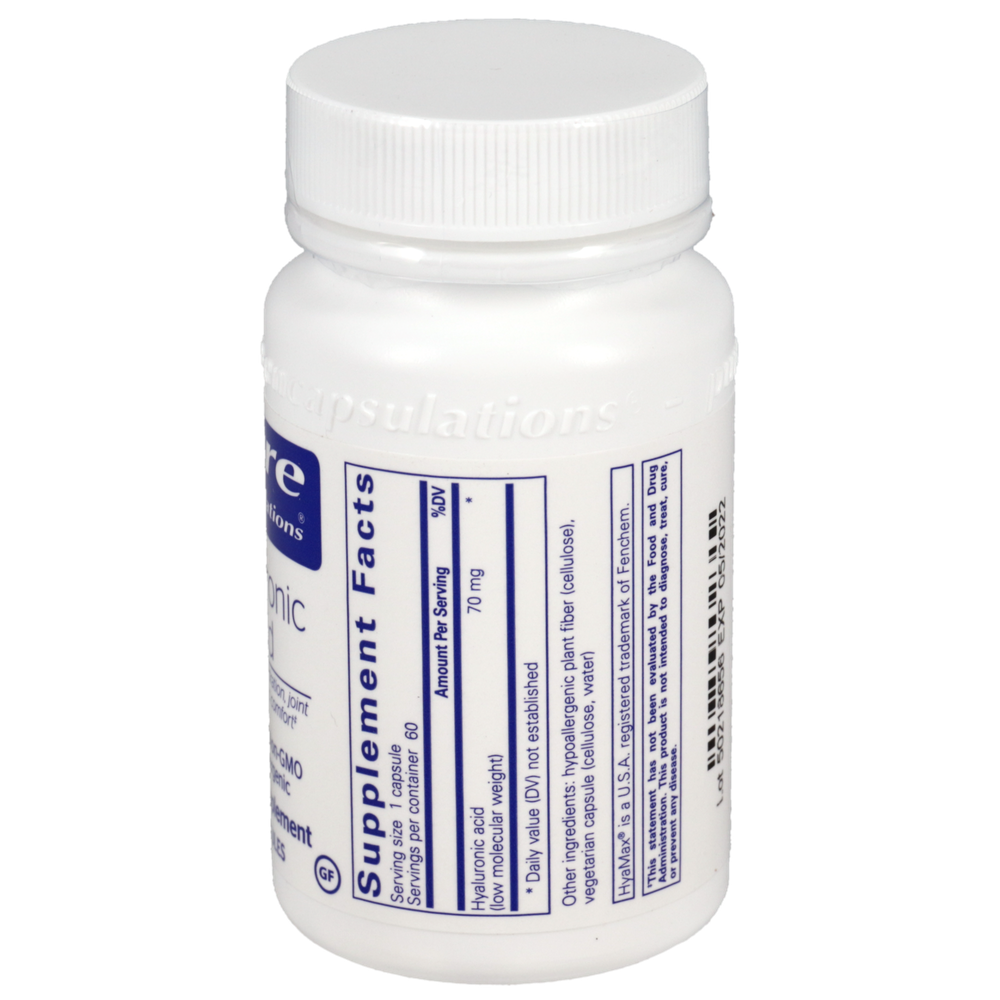 Hyaluronic Acid 70 mg, 60 Capsules , Brand_Pure Encapsulations caps Emersons