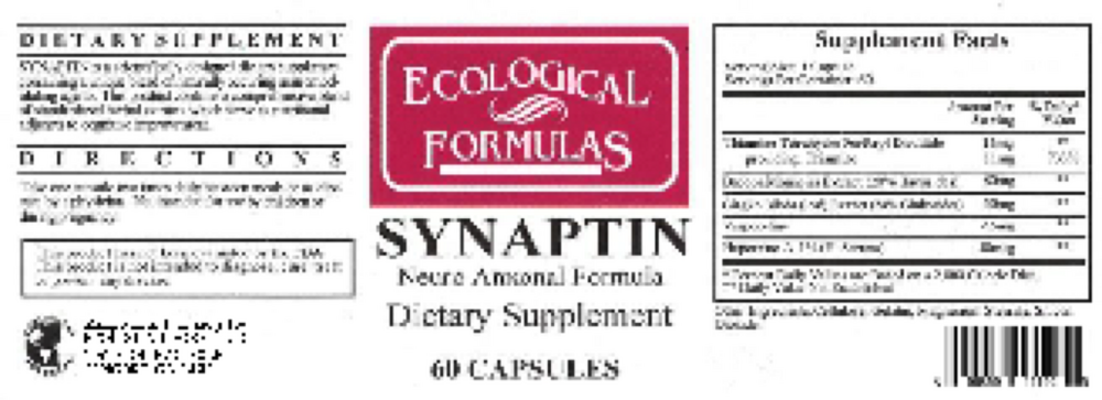 Synaptin, 60 Capsules