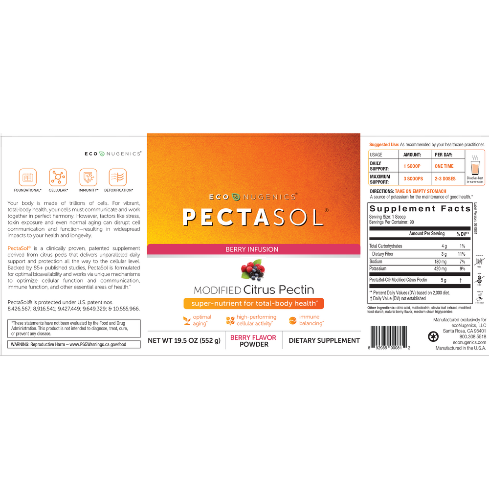 PectaSol Berry Infusion Powder, 552 g