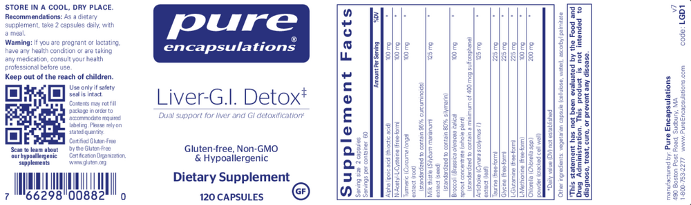 Liver-G.I. Detox, 120 Capsules , Brand_Pure Encapsulations caps Emersons Form_Capsules Requires Consultation Size_120 Capsules