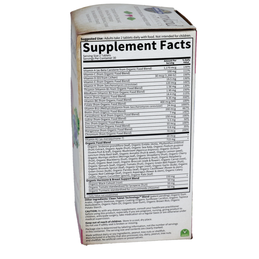 mykind Organics Women’s Multi 40+, 60 Vegan Tablets