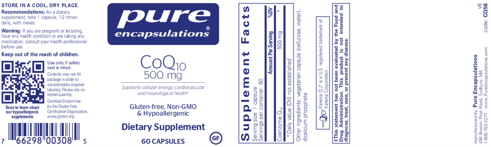 CoQ10 500 mg , Pure